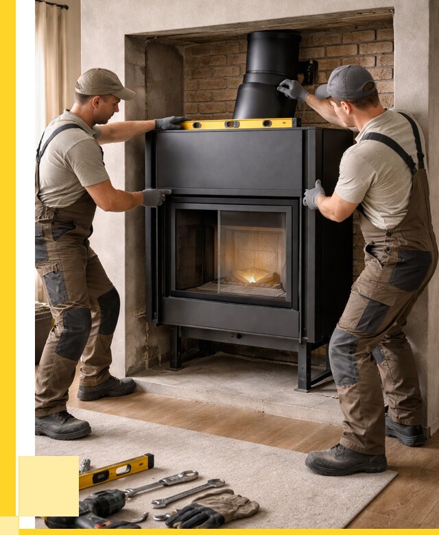 Установка каминных топок в Россоши под ключ от 18664 р. | ЭриданРсс