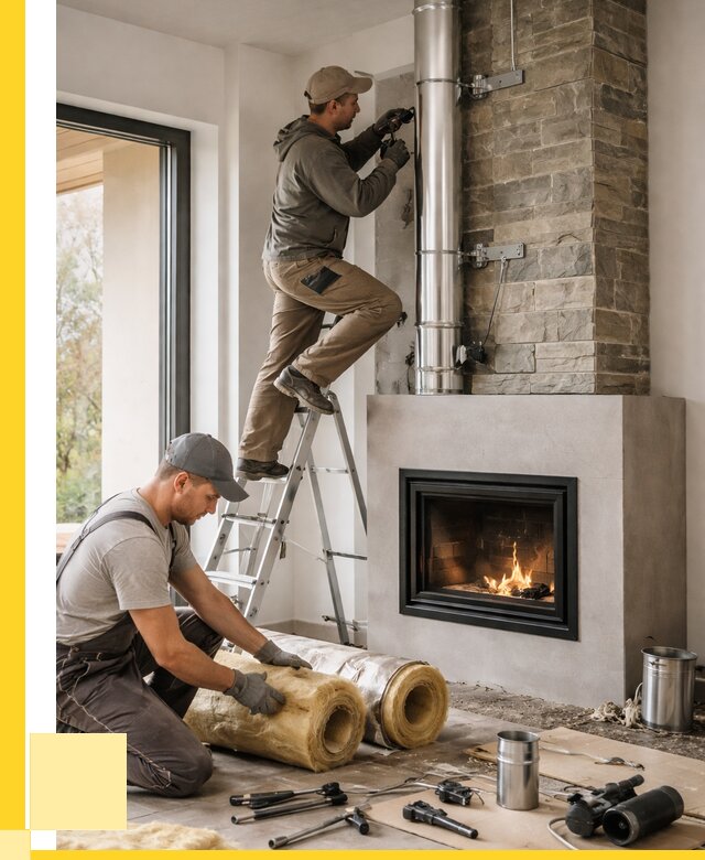 Монтаж дымоходов для каминов в Россоши от 15554 р. ЭриданРсс