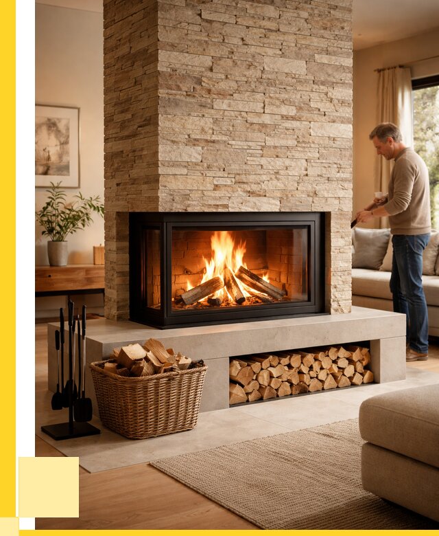 Дровяной камин под ключ в Россоши от 207380 р. | ЭриданРсс