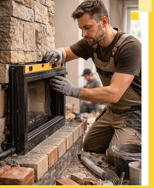 Дровяные камины под ключ в Россоши: монтаж, обустройство