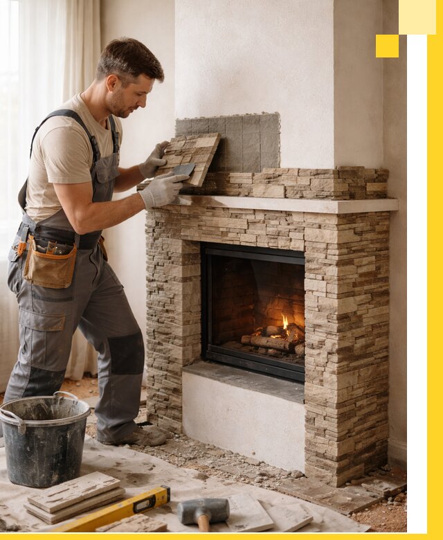 Изготовление и монтаж каминов для дома под ключ в Россоши