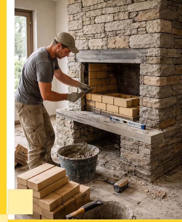 Кладка каминов и камина в Россоши от 25923 р. ЭриданРсс