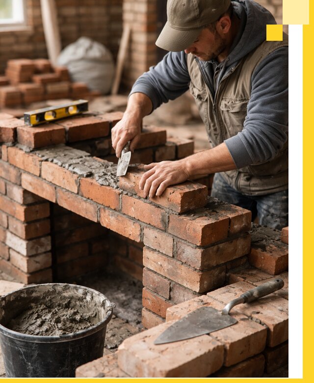 Кладка каминов под ключ в Россоши профессиональная отделка и монтаж