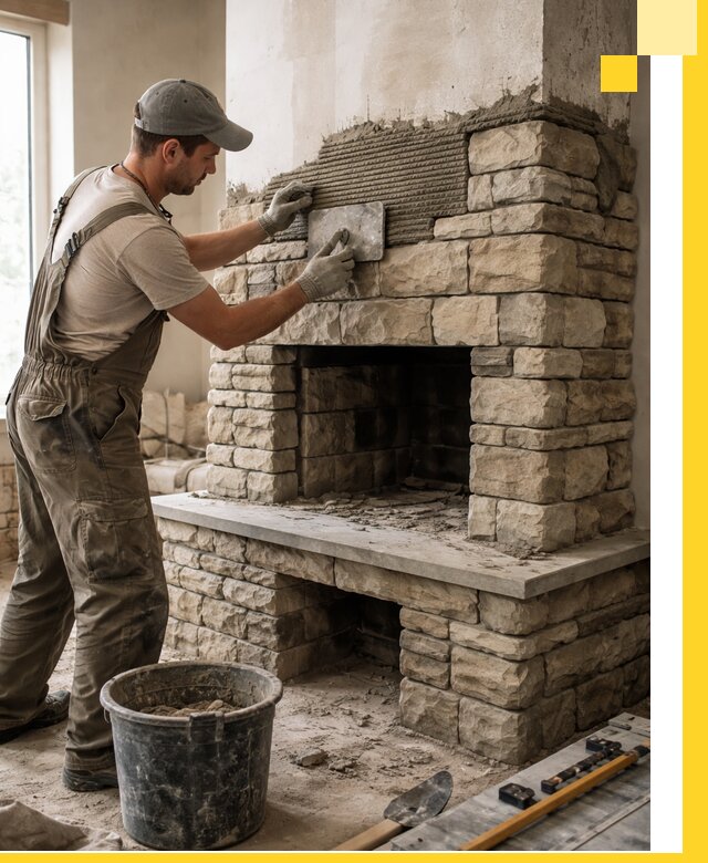 Строительство каминов под ключ в Россоши от проектирования до монтажа