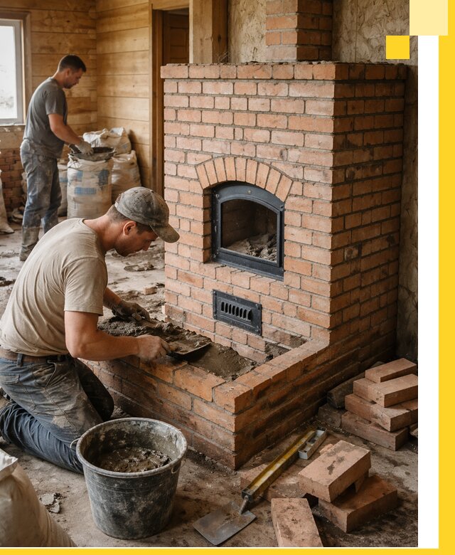 Профессиональное строительство печей в Россоши под ключ