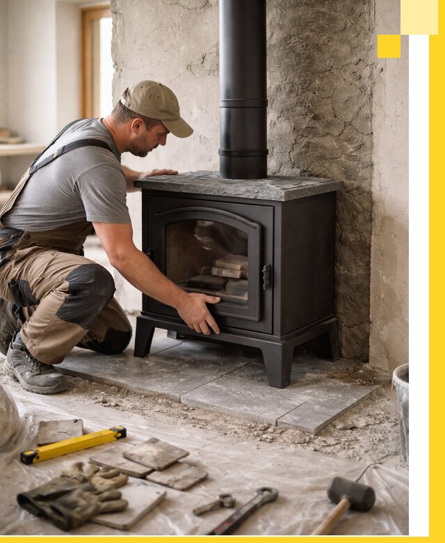 Профессиональный монтаж печей и каминов в Россоши под ключ