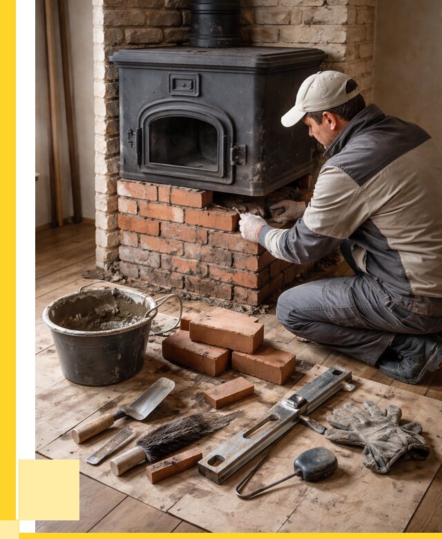 Ремонт печей в Россоши от 12443 р., услуги печника ЭриданРсс