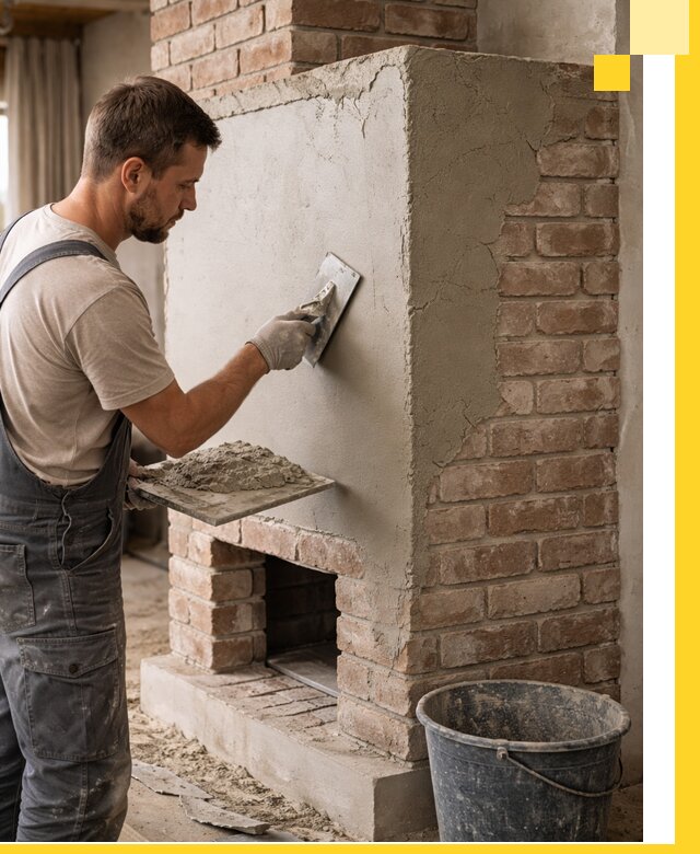 Отделка печей и облицовка каминов в Россоши под ключ