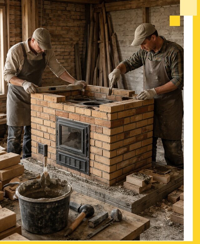 Изготовление и установка варочных печей под ключ в Россоши