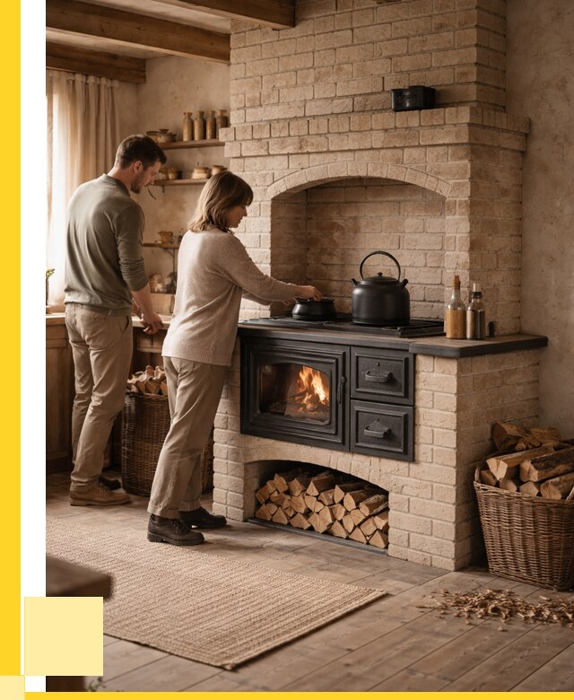 Печи с плитой в Россоши от 46661 р. | ЭриданРсс — кирпичная печь