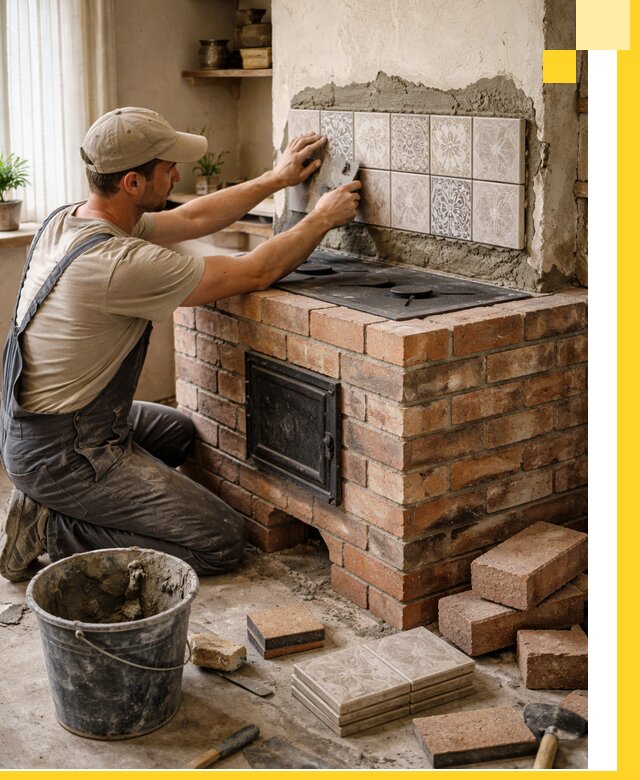 Печи с плитой на заказ монтаж гарантия и сервис в Россоши