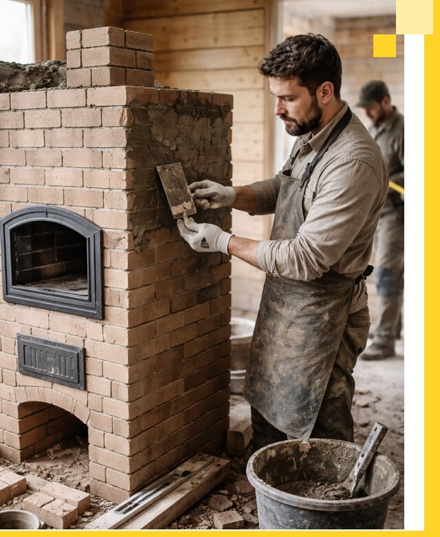 Изготовление и установка печей-шведок под ключ в Россоши