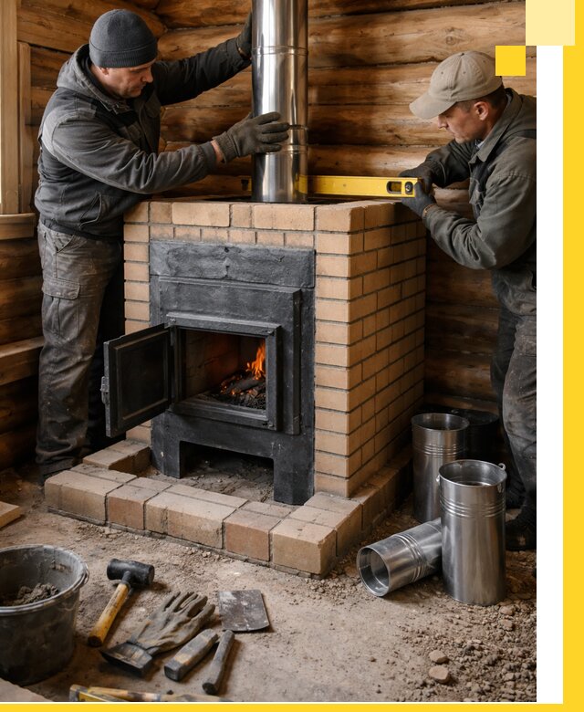 Проектирование, изготовление и установка банных печей в Россоши