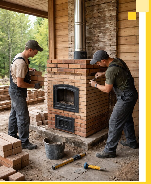 Производство и установка дачных печей под ключ в Россоши