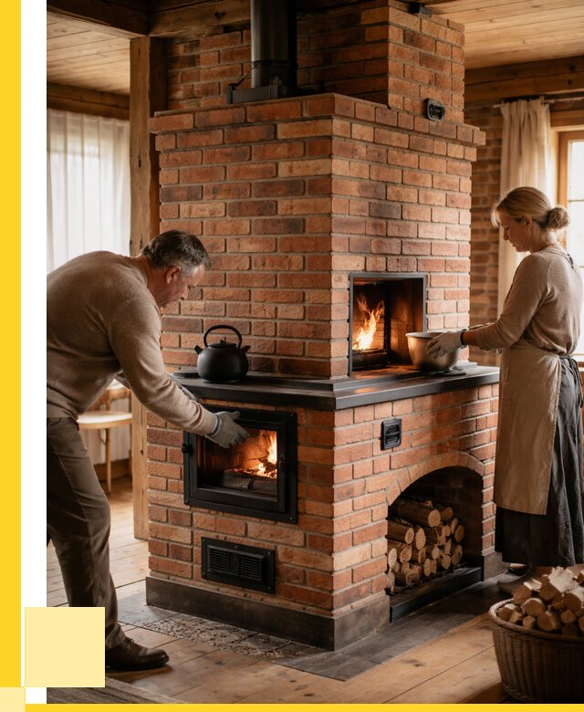 Печи для загородного дома под ключ в Россоши от 82952 р. | ЭриданРсс