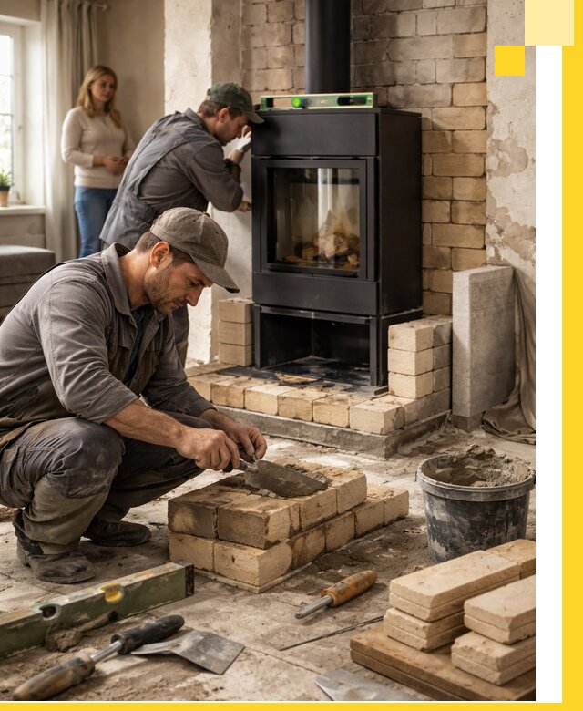 Печи и камины под ключ: проект, установка в Россоши