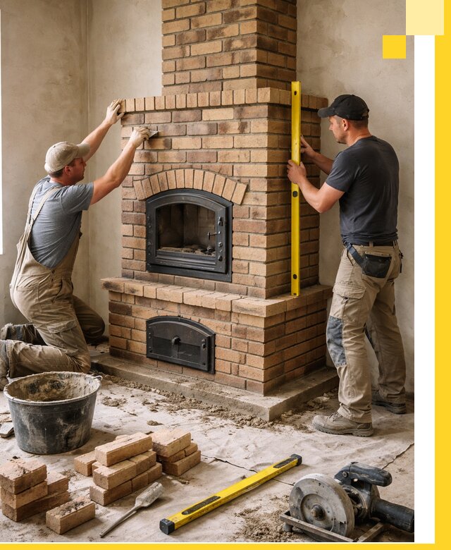 Продажа и установка печей и каминов для дома под ключ в Россоши