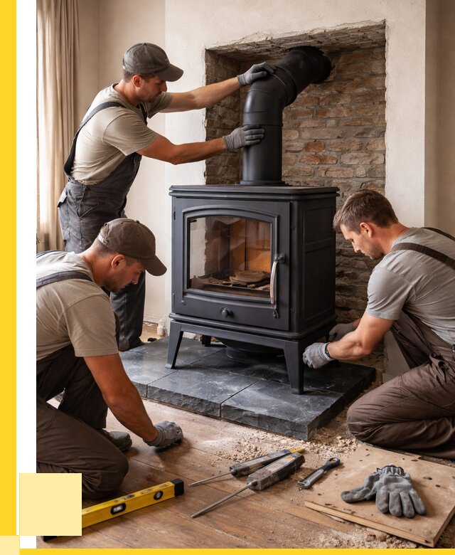 Монтаж печи камина в частном доме в Россоши от 25923 р. | ЭриданРсс