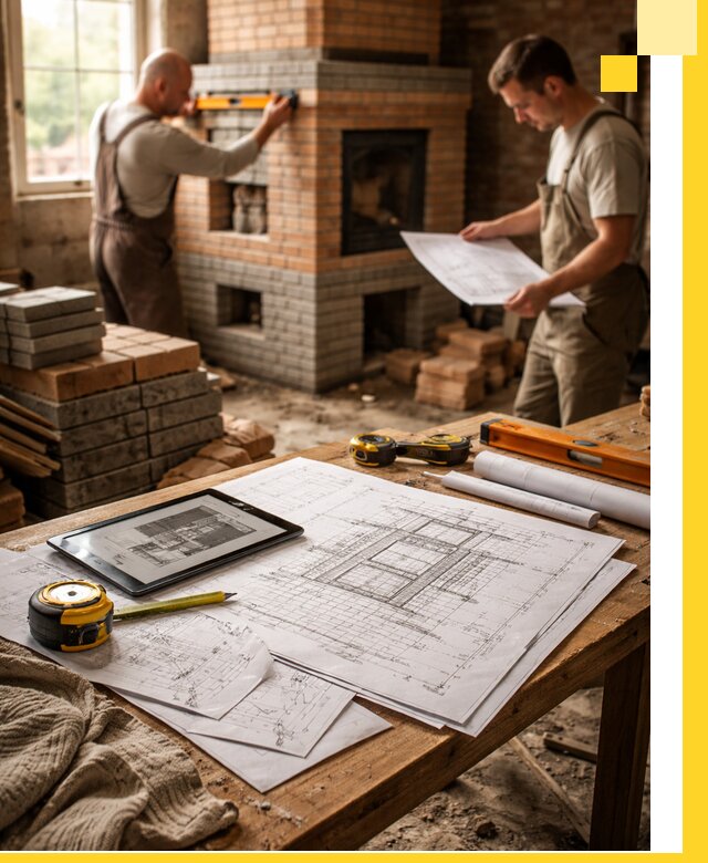 Проекты печей и каминов с индивидуальным дизайном в Россоши