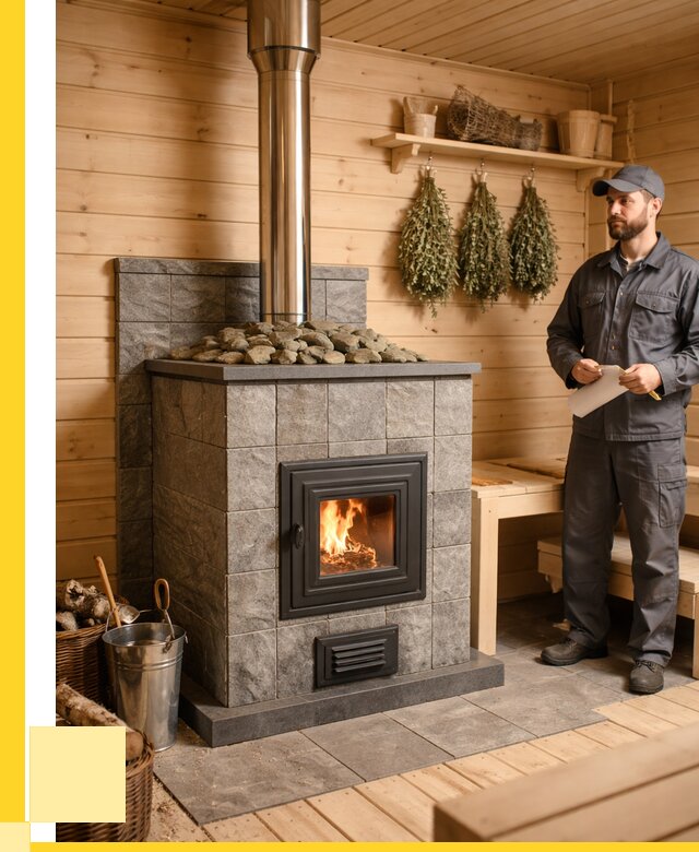 Печи для бани под ключ в Россоши от 124428 р. | ЭриданРсс