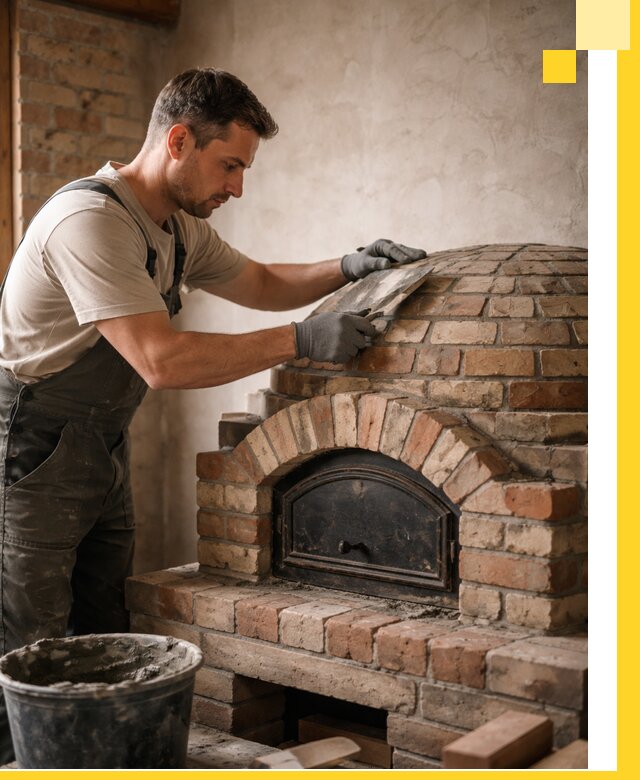 Изготовление и монтаж помпейских печей на заказ в Россоши