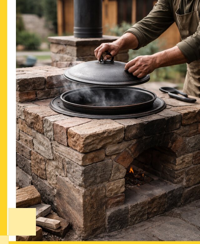 Печи для казана в Россоши по цене от 18664 р. | ЭриданРсс