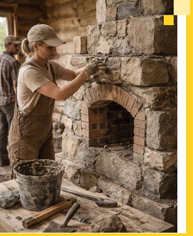 Каменные печи на заказ и монтаж в Россоши, долговечные решения