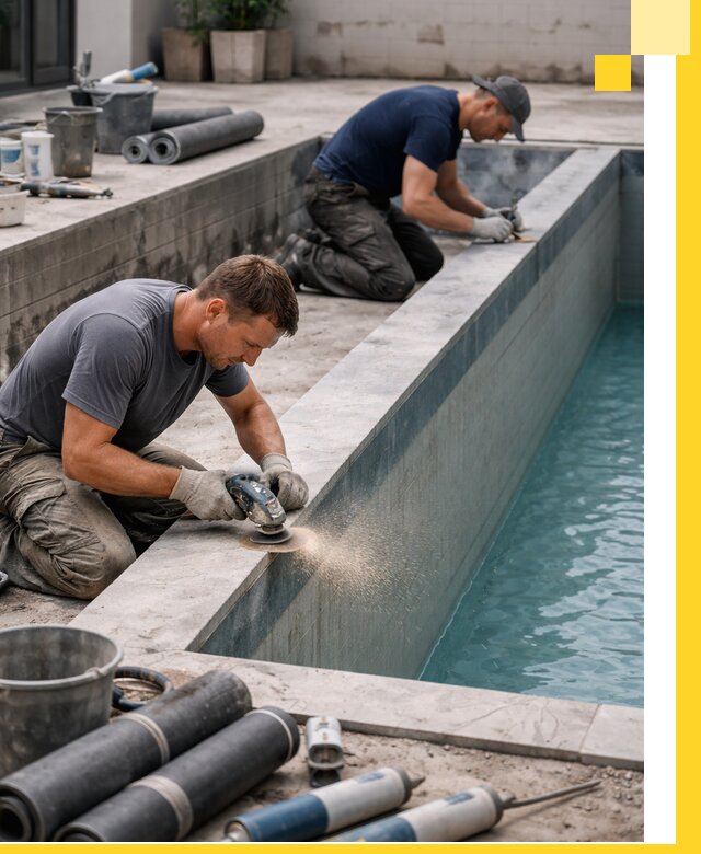 Профессиональный ремонт бассейнов под ключ в Россоши