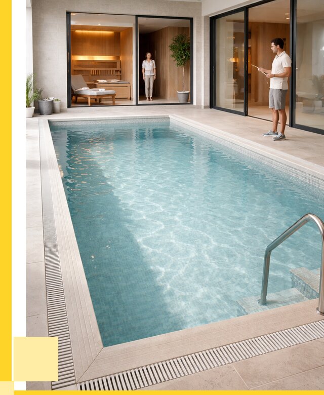 Отделка бассейна пленкой ПВХ в Россоши от 3629 р. - ЭриданРсс