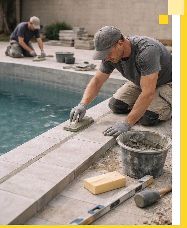 Отделка бассейнов в Россоши: декоративная отделка и гидроизоляция