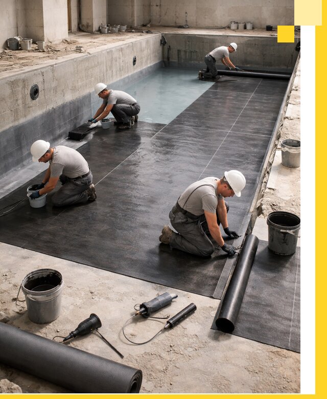 Профессиональная гидроизоляция бассейнов и чаш в Россоши под ключ