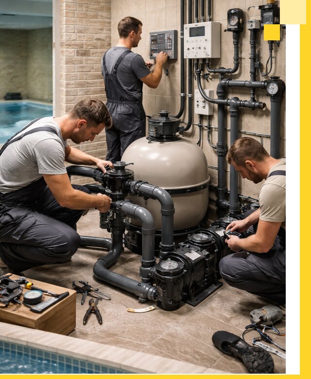 Комплексное оборудование для бассейнов под ключ в Россоши