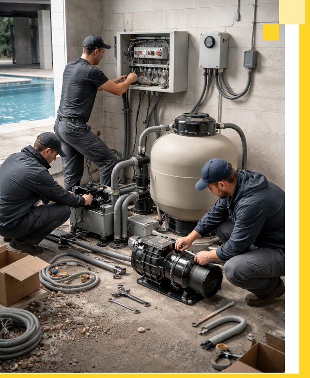 Профессиональный монтаж оборудования для бассейнов в Россоши