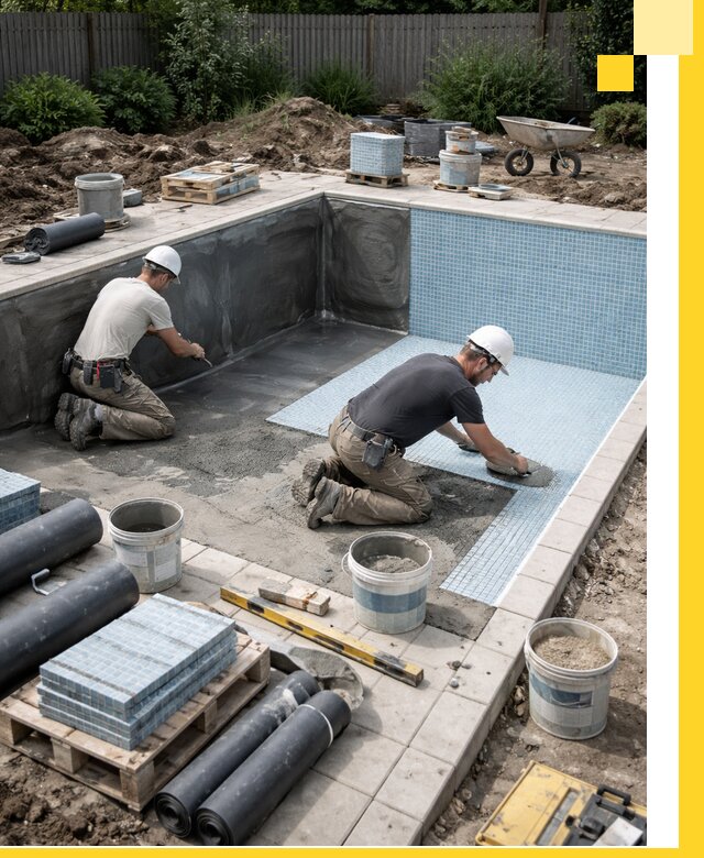 Проектирование и строительство стационарных бассейнов в Россоши