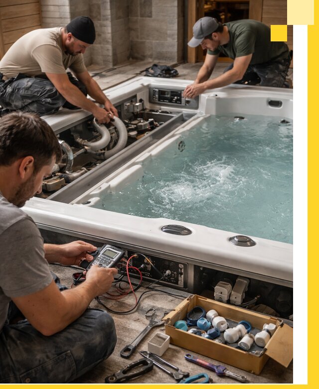 Гидромассажные бассейны под ключ в Россоши, дизайн и монтаж