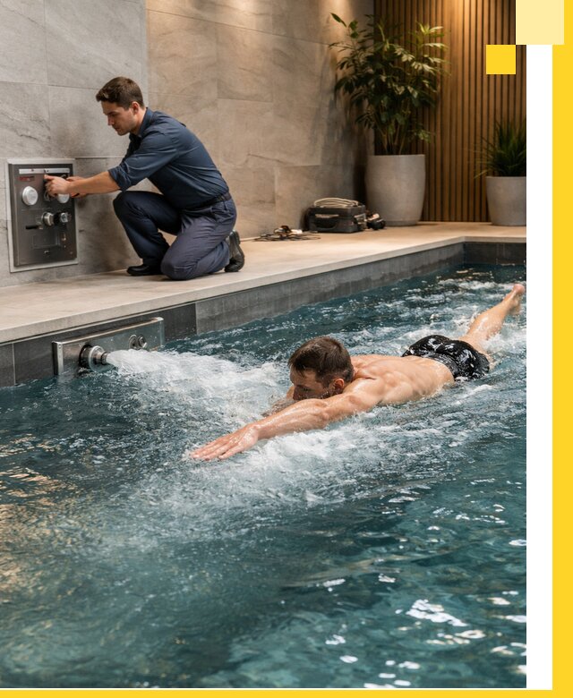 Проектирование и монтаж бассейнов с противотоком в Россоши