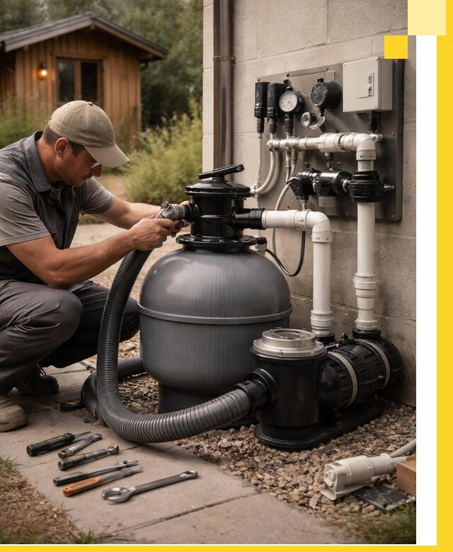 Продажа и монтаж фильтров и насосов для бассейнов в Россоши