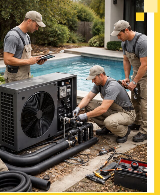 Проектирование и установка тепловых насосов для бассейнов в Россоши