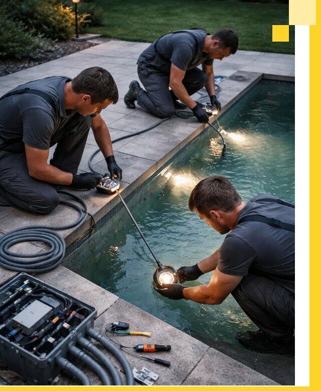 Профессиональное освещение бассейнов в Россоши: дизайн и монтаж