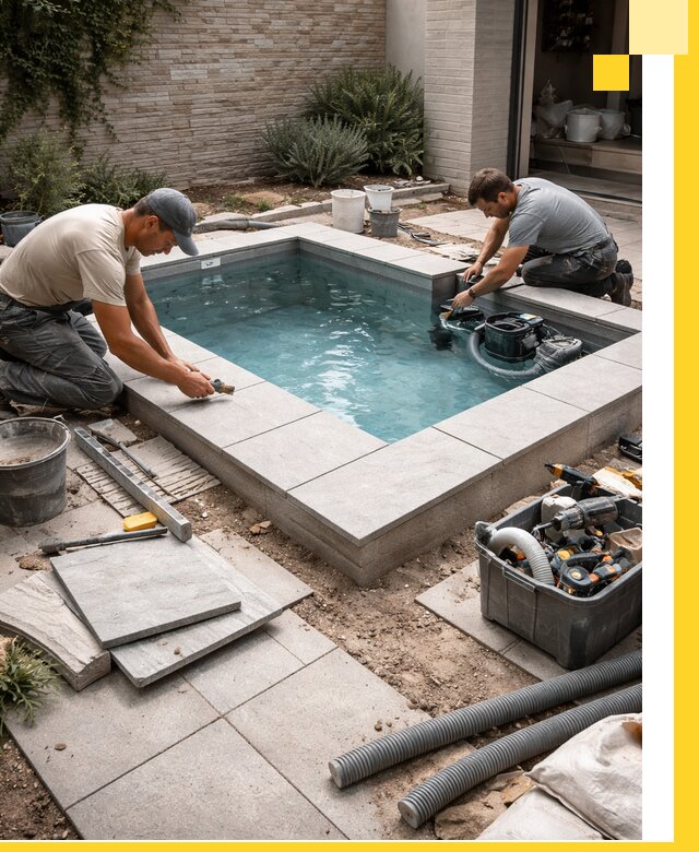 Мини бассейны под ключ в Россоши, дизайн и установка