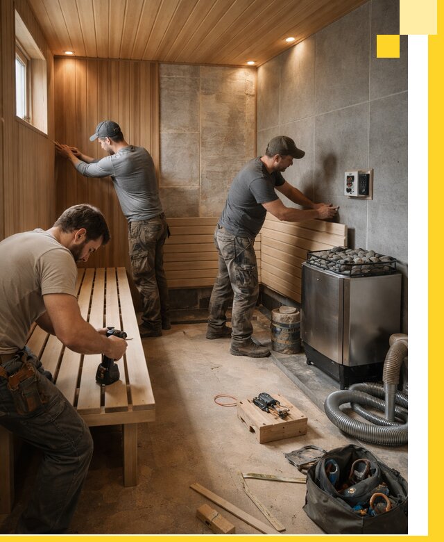 Сауны под ключ в Россоши, проектирование, строительство, отделка