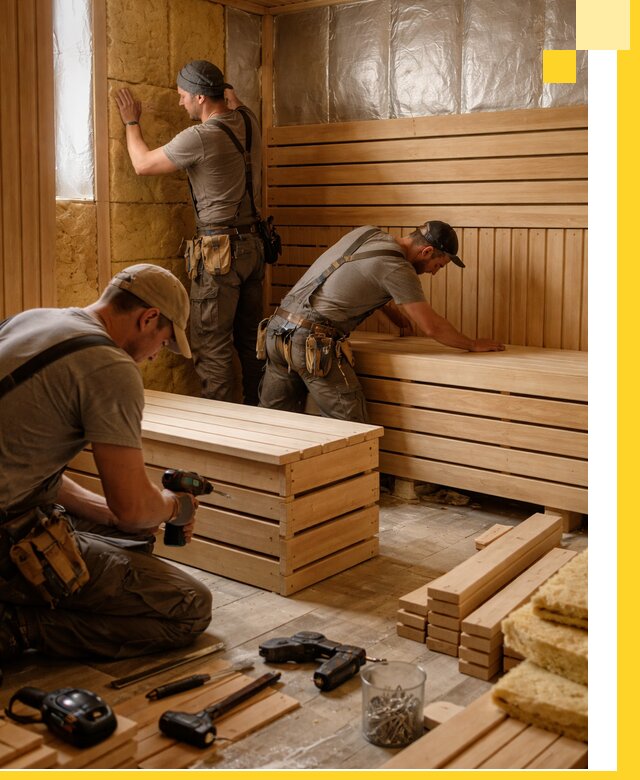 Профессиональное строительство саун под ключ в Россоши