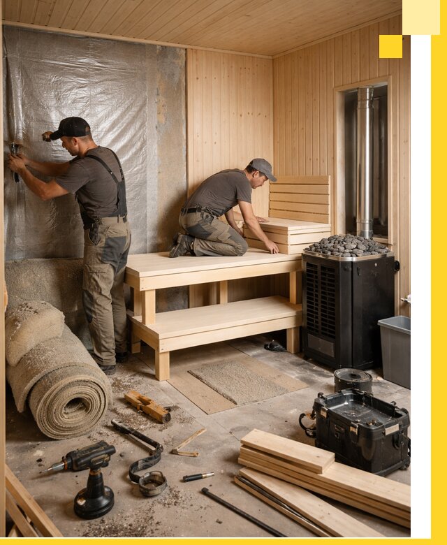 Проекты саун под ключ в Россоши дизайн и строительство