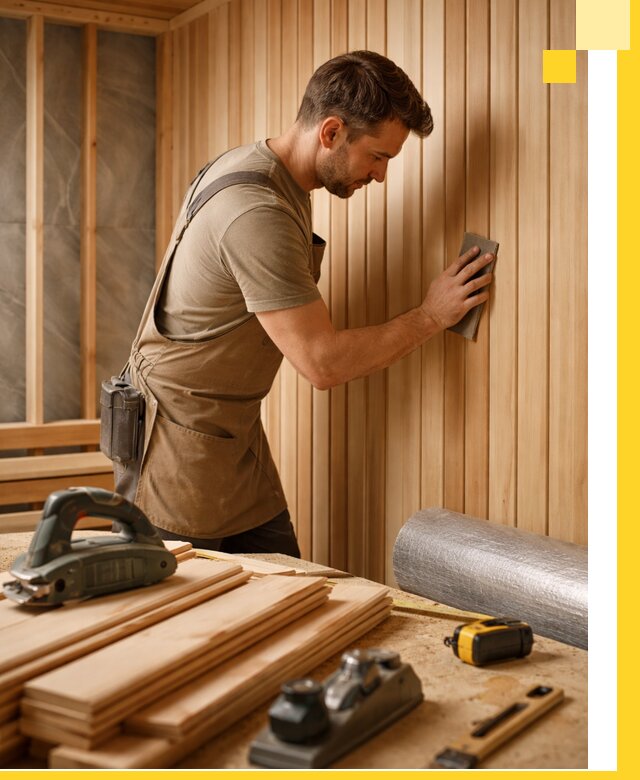 Профессиональная отделка саун и парных под ключ в Россоши