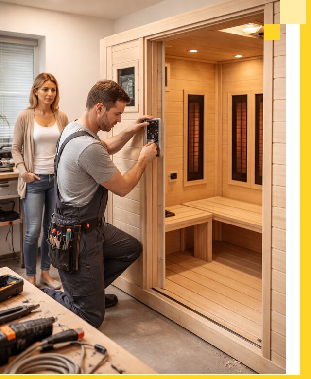 Инфракрасные сауны под ключ в Россоши продажа и установка