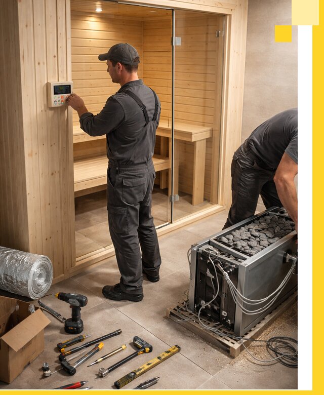 Поставка, установка и монтаж электрических саун в Россоши