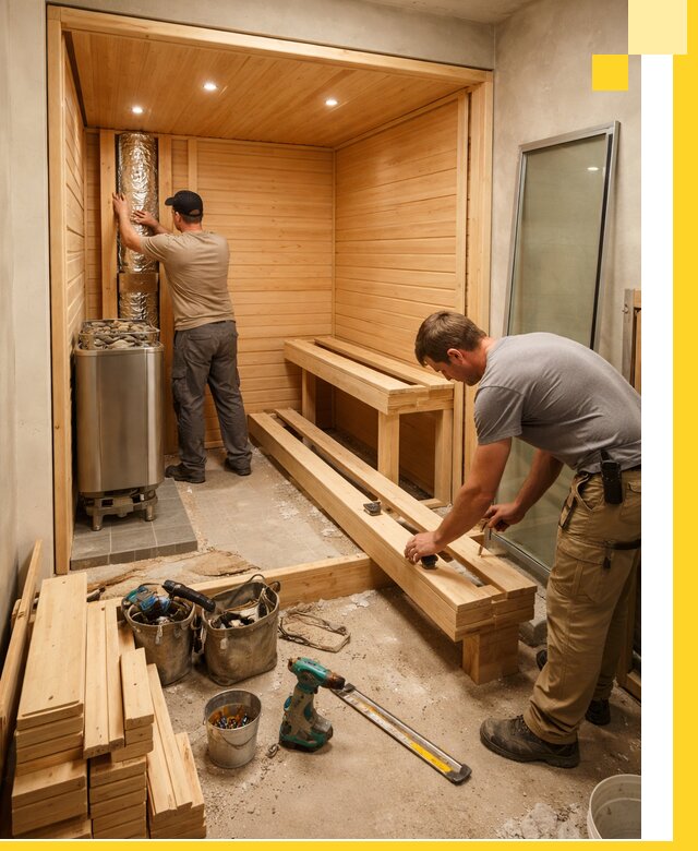 Проектирование и установка домашних саун под ключ в Россоши