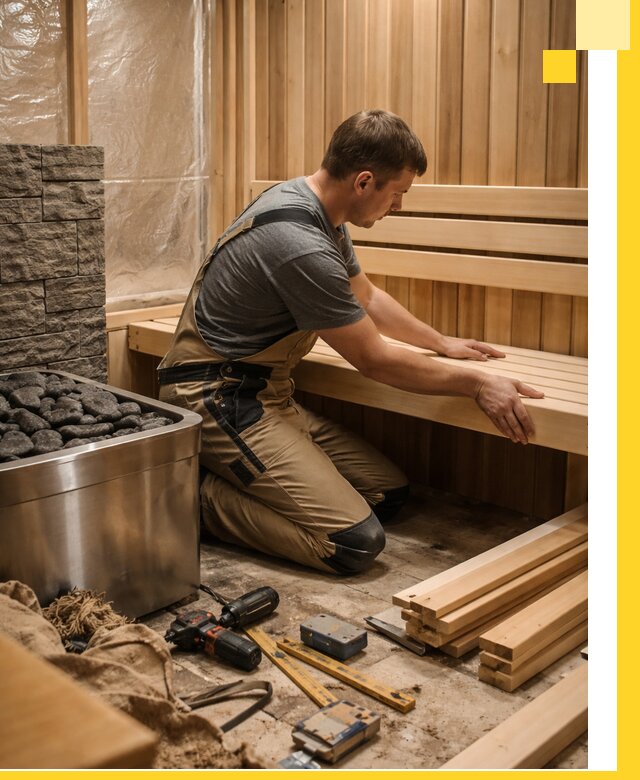 Сауны для дома под ключ с проектированием и монтажом в Россоши