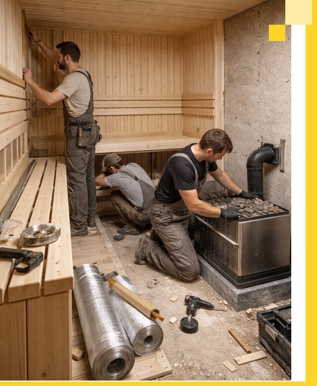 Индивидуальные сауны на заказ в Россоши под ключ, проект и монтаж