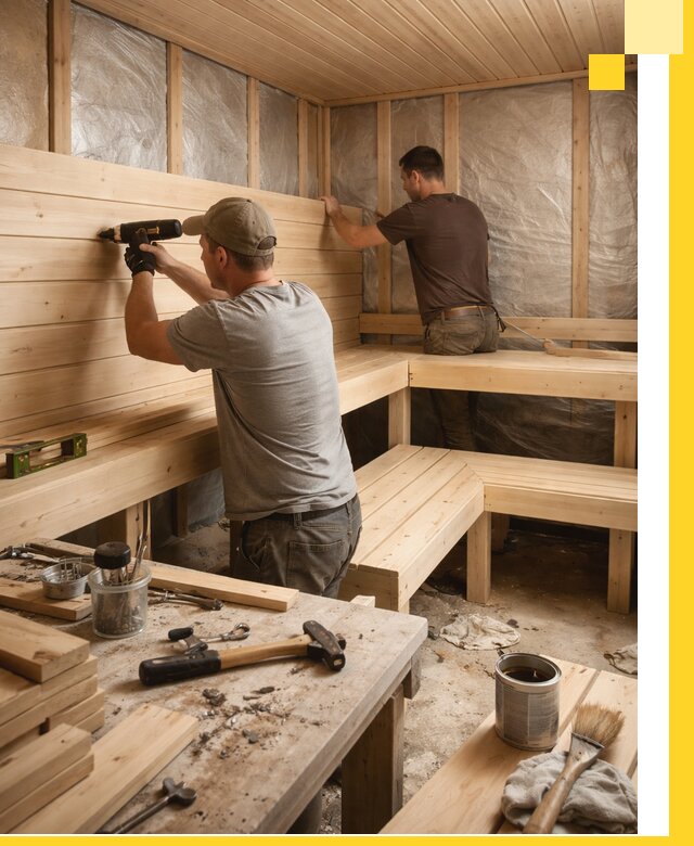 Профессиональная отделка бань и саун под ключ в Россоши